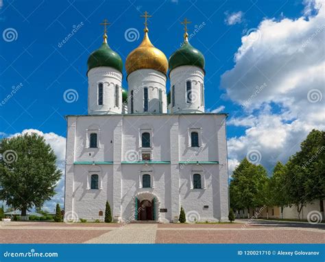 Cathedral Of The Assumption Kolomna Stock Photo Image Of Decoration