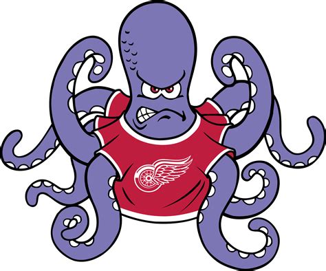 Detroit Red Wings Logo Png Transparent Detroit Red Wings Octopus Logo