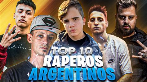 Mi Top 10 Raperos De Argentina Youtube