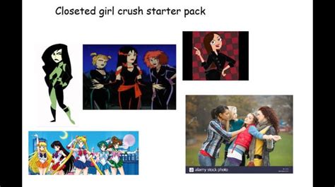 Closeted Girl Crush Starter Pack Rstarterpacks