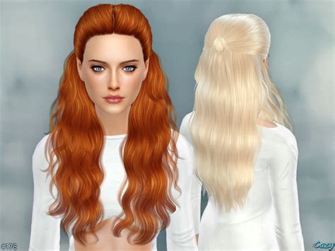 The Sims Resource Hannah Hairstyle By Cazy Sims 4 Hairs