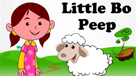Little Bo Peep Vintage Nursery Rhyme Illustration Nursery