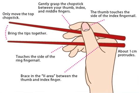Though it washes up quickly in the sink. tips-of-how-to-use-chopsticks | Sushi etiquette, Chopsticks, Japanese chopsticks