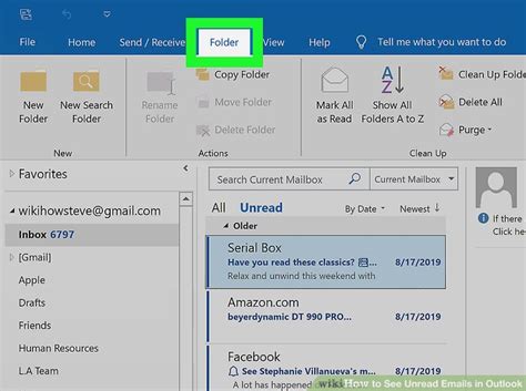 How To See Unread Emails In Outlook 8 Steps With Pictures