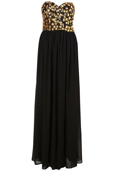 Black And Gold Maxi Dress Yes Please Wish I Could Wear A Maxi