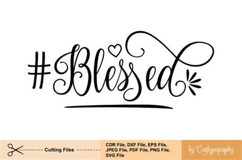 Blessed Graphic By Craftypography · Creative Fabrica