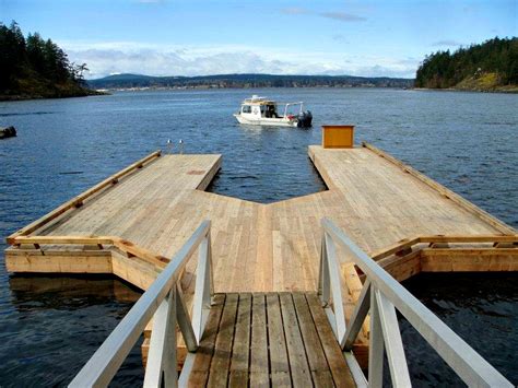 Building Wooden Boat Docks ~ Making Of Wooden Boat