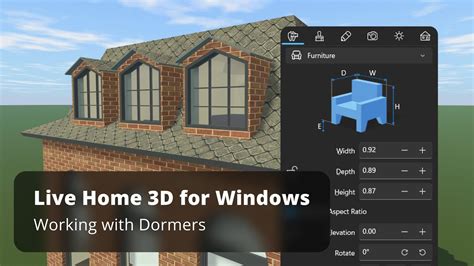 Working With Dormers Live Home 3d For Windows Tutorials Youtube