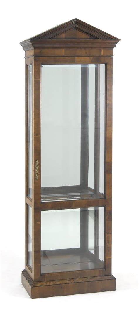 Lot Modern Display Cabinet In Mahogany With Yew Wood Veneer Two
