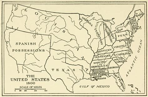 Us Map 1800 Printable Map Of Usa