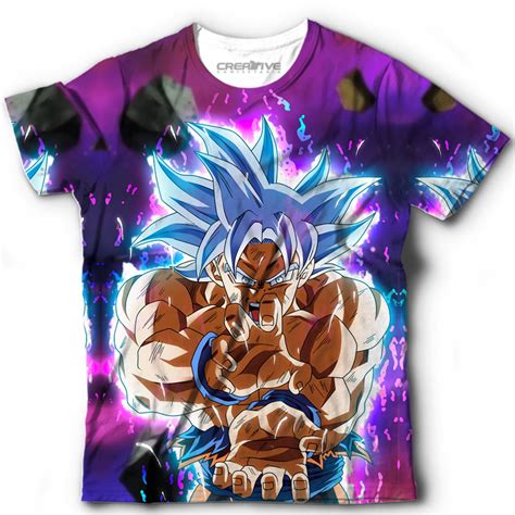 Camisa Camiseta Blusa Dragon Ball Goku Instinto Superior Elo7