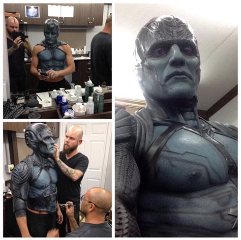 Special Fx Makeup Work Done On Oscar Isaac For X Men Apocalypse