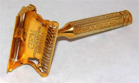 Vintage Gem Single Edge Safety Razor 1912 Patented Frame Made In Usa Circa 1920s Safety