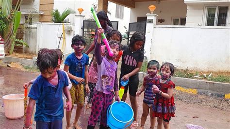 Kids Holi Celebration 2020 Youtube