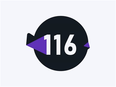 116 Number Logo Icon Design Vector Image Number Logo Icon Design