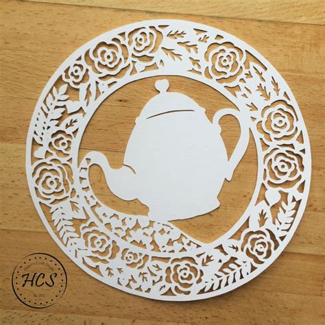 Teapot Svg Files And Dxf Cutting File Instant Download Etsy
