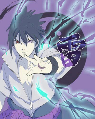 Uchiha Sasuke Text Chidori Sharingan Rinnegan Naruto