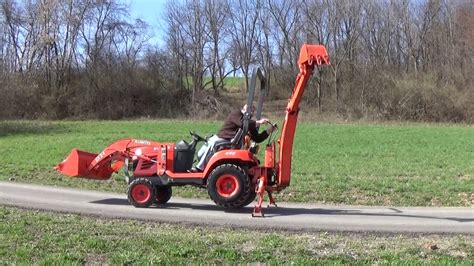 2007 Kubota Bx24 With Loader Backhoe And R4 Tires Youtube