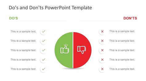 Dos And Donts Powerpoint Template Slidemodel
