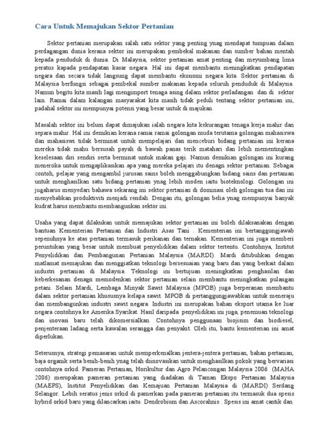 Savesave cara untuk memajukan sektor pertanian for later. Cara Untuk Menggalakkan Generasi Muda Menceburi Bidang ...