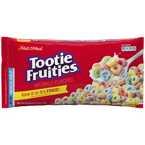 Malt O Meal Tootie Fruities Breakfast Cereal Bulk Bagged Cereal 33
