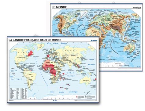 World Map In French Geography Teachers Discovery