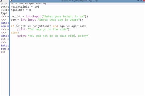 Python Code If Statement