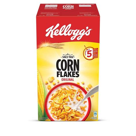 Kelloggs Corn Flakes Original Breakfast Cereal 475gm Moslawala