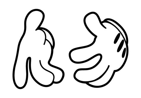 Clipart Hands Mickey Mouse Clipart Hands Mickey Mouse Transparent Free