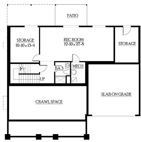 Craftsman Style House Plan 4 Beds 35 Baths 3320 Sqft Plan 132 370