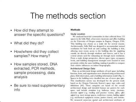 Writing Research Methodology Section
