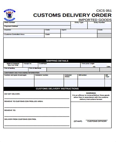 We fill up a delivery order detailing the consignee or recipient of the package and other information pertaining the item to be sent. 32+ Sample Order Forms | Free & Premium Templates