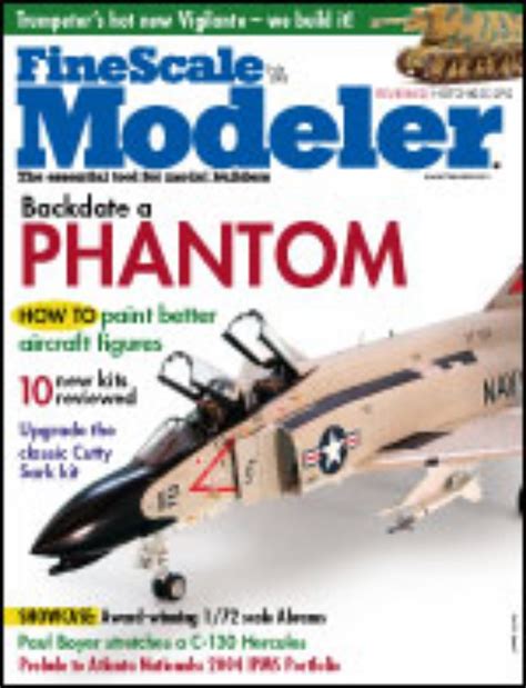FineScale Modeler July Backdate A Phantom Magazine Model