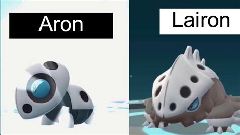 Aron Evolution How To Evolve Lairon Aron Evolves Into Lairon Turn
