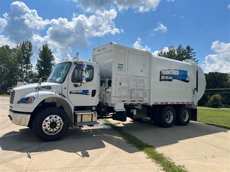 Freightliner M2 Side Loader Garbage Truck Rentals - Trash Truck Rental