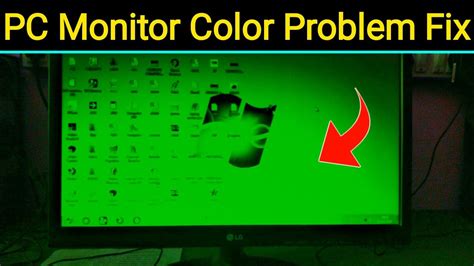 How To Fix Monitor Color Problem Pc Monitor Color Problem Youtube