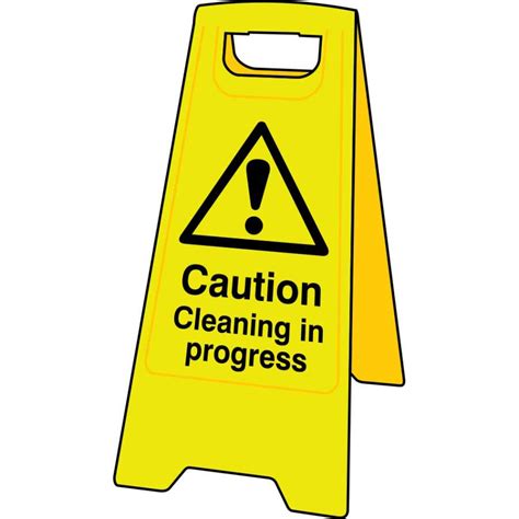Caution Cleaning In Progress Floor Sign Stand C4703 Ese Direct