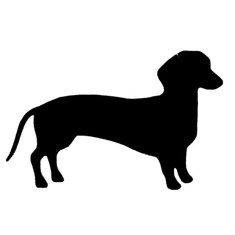 1597cm Low Rider Dachshund Dog Vinyl Decal Silhouette Car Stickers