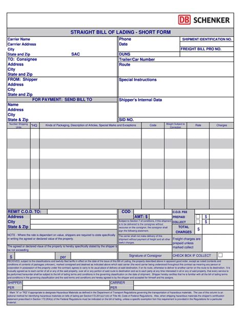 The document, sometimes abbreviated as bol or b/l, is an agreement between the shipper and the carrier and details the goods contained in the shipment. Sid Bill Of Lading - Fill Out and Sign Printable PDF ...
