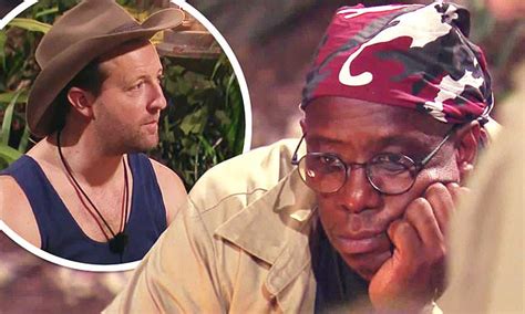 Im A Celebrity Ian Wright Loses His Temper With Annoying Andrew