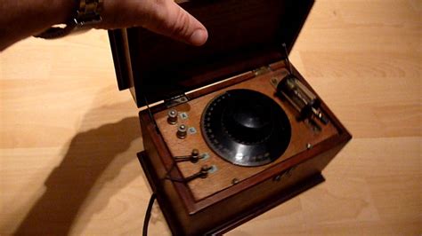 Gecophone Vintage Crystal Radio Set Youtube