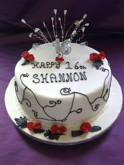 May your 16th birthday have an amazing shine! 16th birthday cake