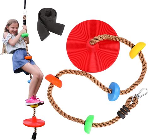 🏄🏽 Kids Disc Swing — Swing Stand Or Climb Outdoors On This Zipline