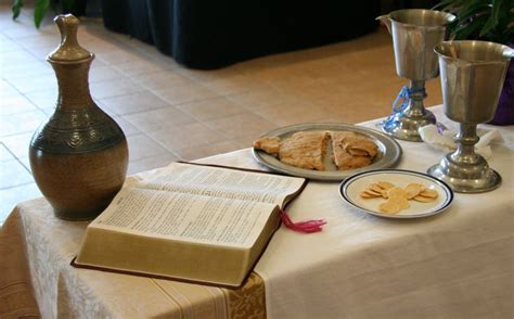 Communion Table Set Up Easter Pinterest