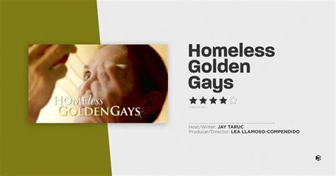 Homeless Golden Gays Ang Nakalimutang Henerasyon