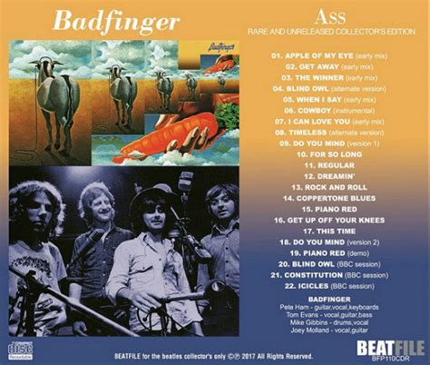Classic Rock Covers Database Badfinger Ass 1973