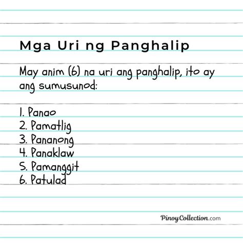 Panghalip Mga Uri Ng Panghalip At Mga Halimbawa Ng Panghalip Filipino