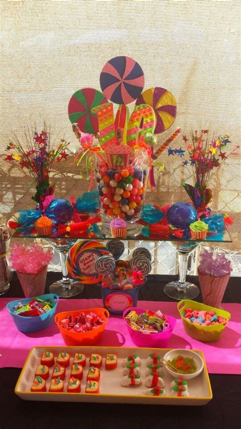 Candy Theme Birthday Sweet Buffet Candy Theme Birthday