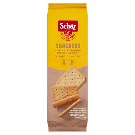 Schär Snackers Gluténmentes Cracker 4 X 29 G 115 G Spar Online Shop