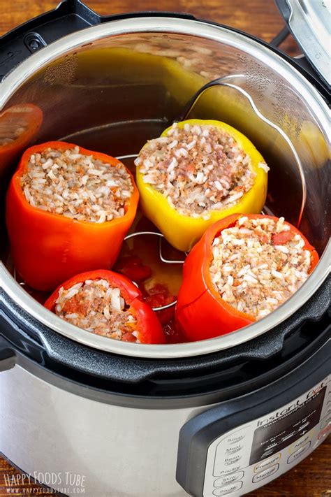 Healthy instant pot turkey cheeseburger soup. Instant Pot Stuffed Bell Peppers - Pressure Cooker Stuffed ...